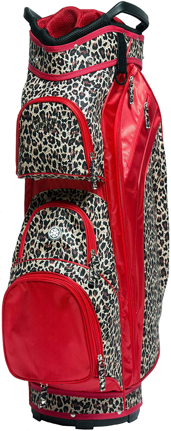 Womens Glove It Leopard Golf Cart Bags