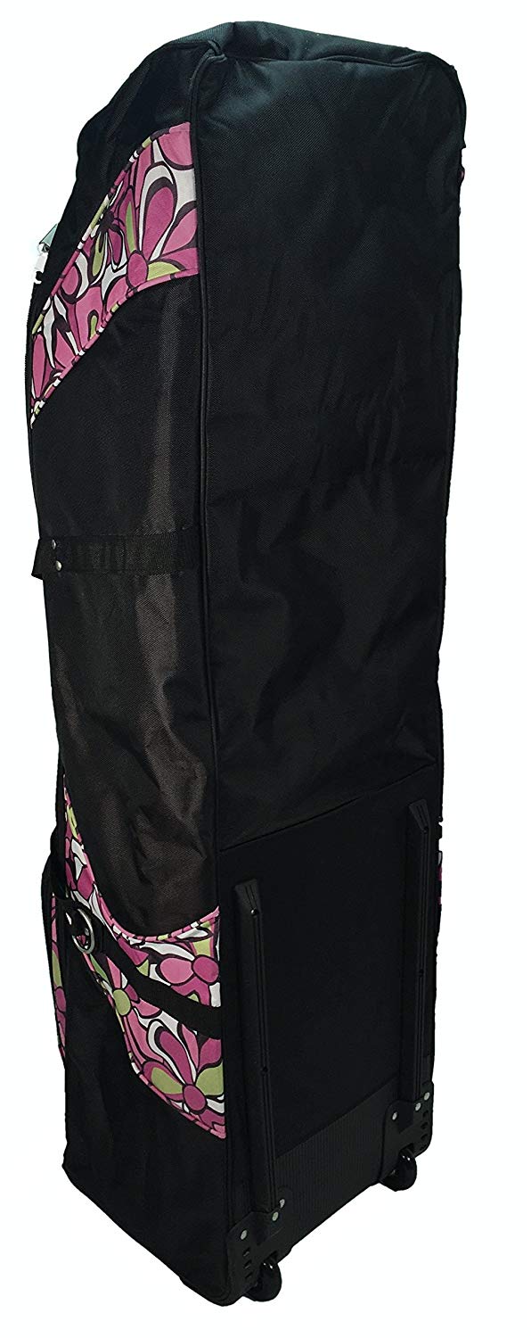Birdie Babe Ladies Pink Flowered Golf Club Travel Bag Covers